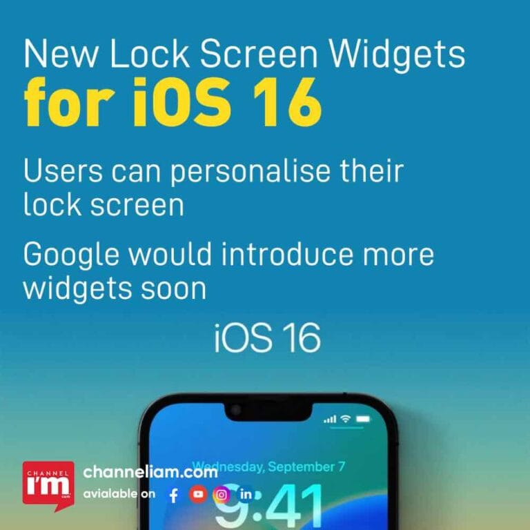 Google introduces new lock screen widgets for iOS 16
