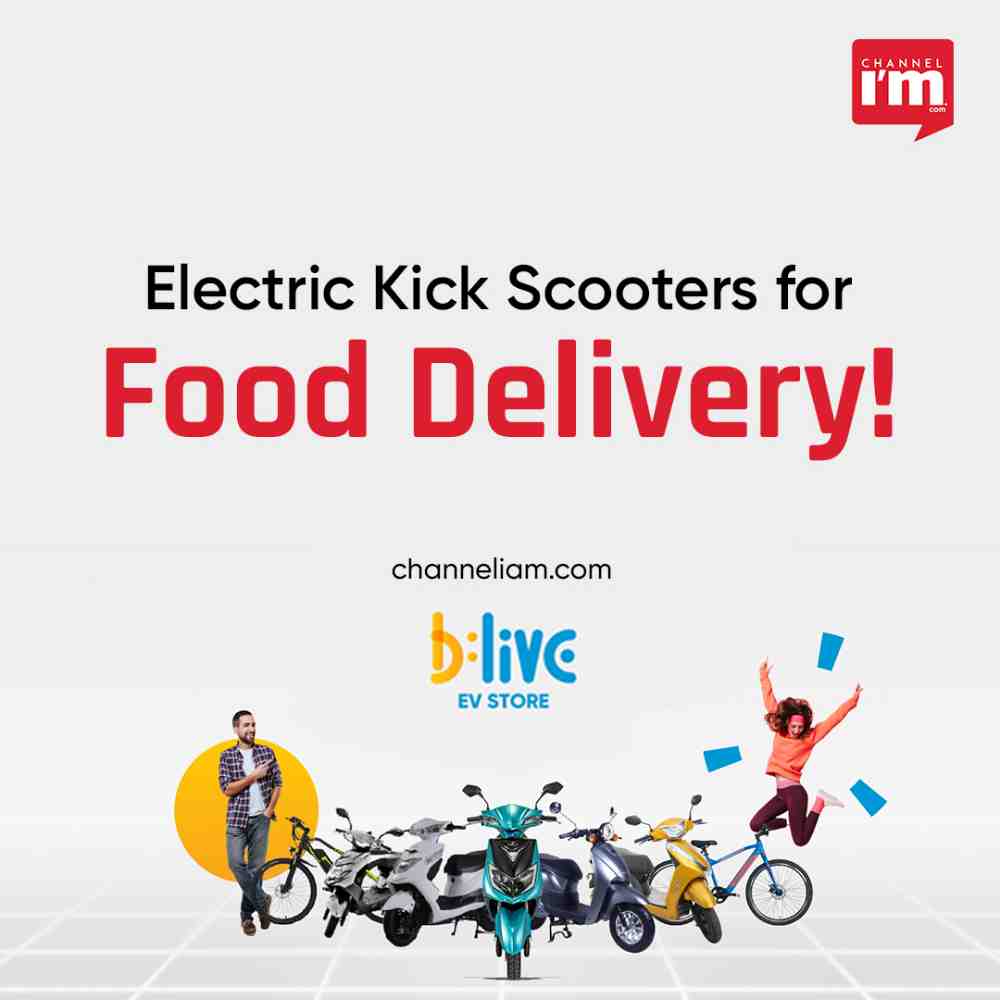 Electric Kick Scooters for Food Delivery!