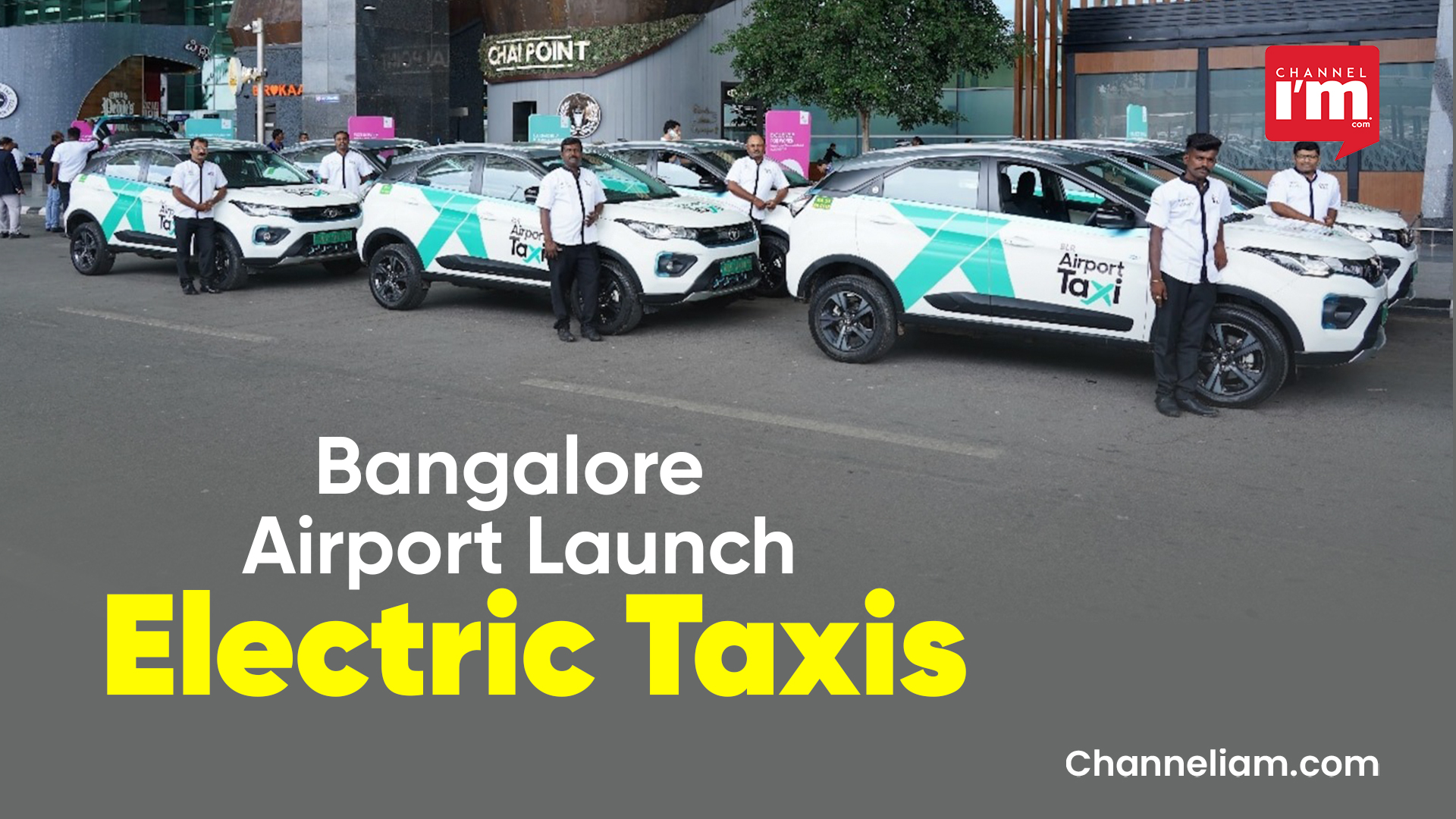 Bangalore Airport Launches Electric Taxis - Channeliam / Channel I'M ...