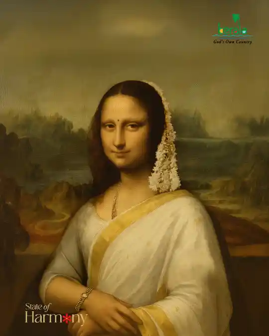 Malayali Mona Lisa Kerala Tourism Campaign