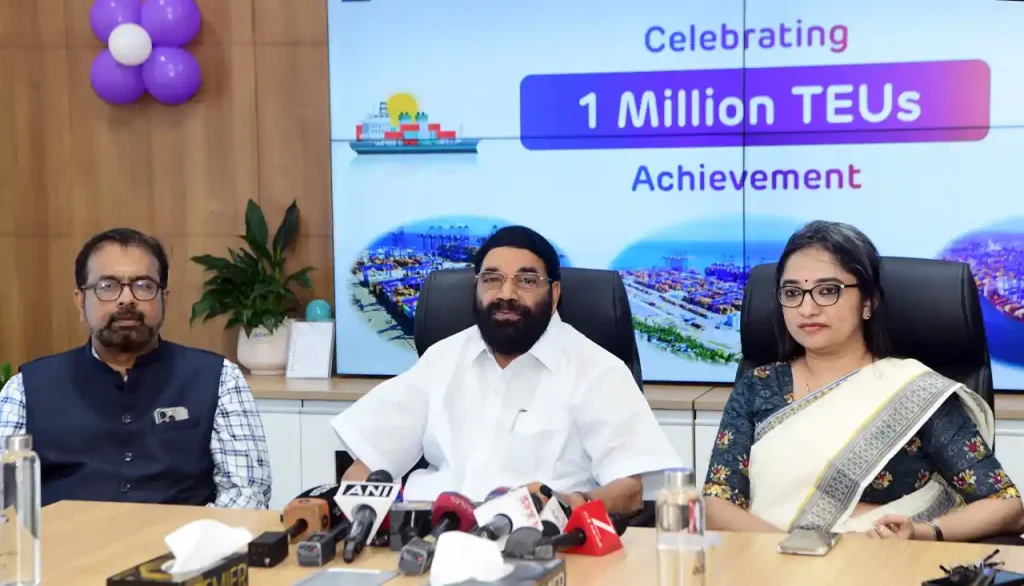 Vizhinjam Port Hits 1 Million TEUs
