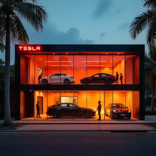 Tesla India Delhi launch 2025