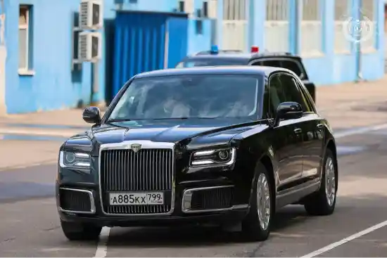 Aurus Senat Putin Modi ride