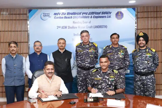Indian Navy Androth ship