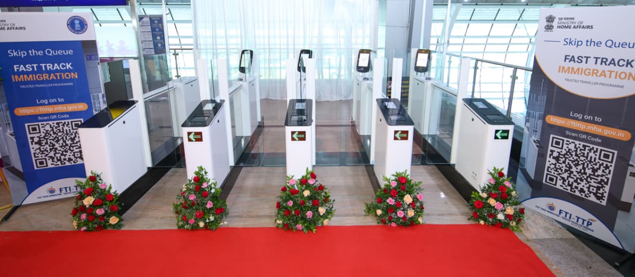 Thiruvananthapuram Airport e-gate immigration