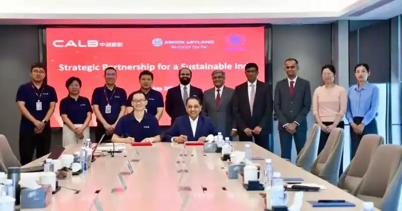 Ashok Leyland CALB battery partnership