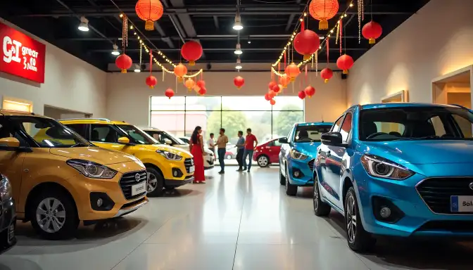 Navratri car sales 2025 GST impact