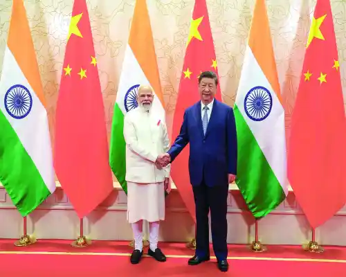 Modi Xi Jinping SCO summit 2025