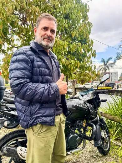 Rahul Gandhi on Indian Two-Wheelers in Colombia