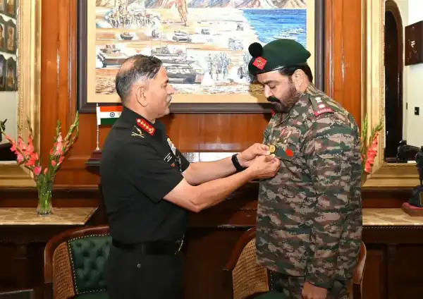 Mohanlal Army Commendation