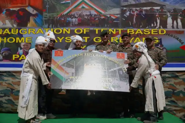 Indian Army Garbyang tent homestay