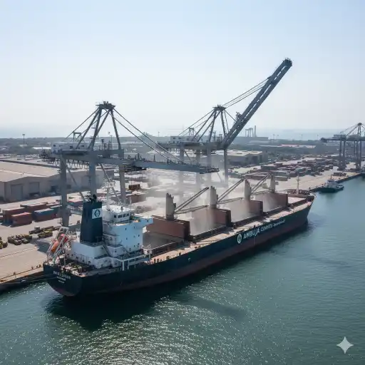 ambuja cements orders chinese bulk carriers 2025