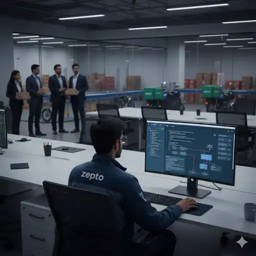 zepto layoffs automation cost reduction 2025