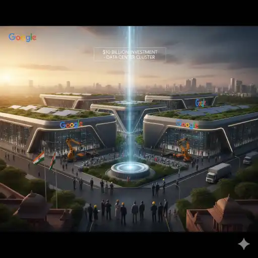 Google $10 billion India data center cluster