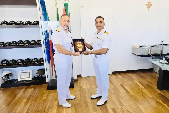 INS Trikand visit Italy 2025