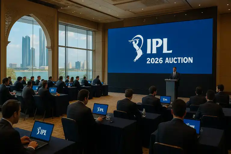IPL 2026 auction Abu Dhabi