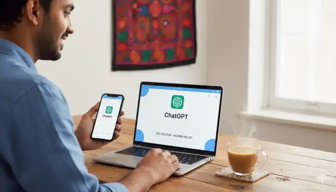 ChatGPT Go free one year India