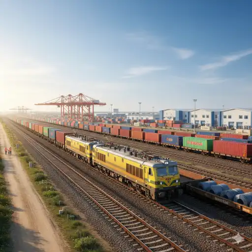 Indian Railways freight growth October 2025