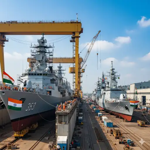 india navy indigenous warships expansion maritime power