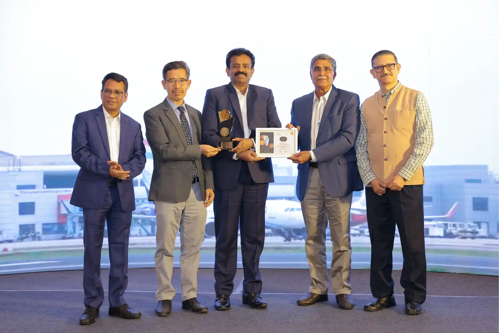 TVM Airport Clinches SEEM Platinum Award
