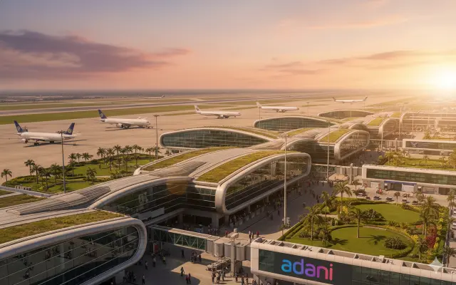 adani airports 120 million passengers navi mumbai