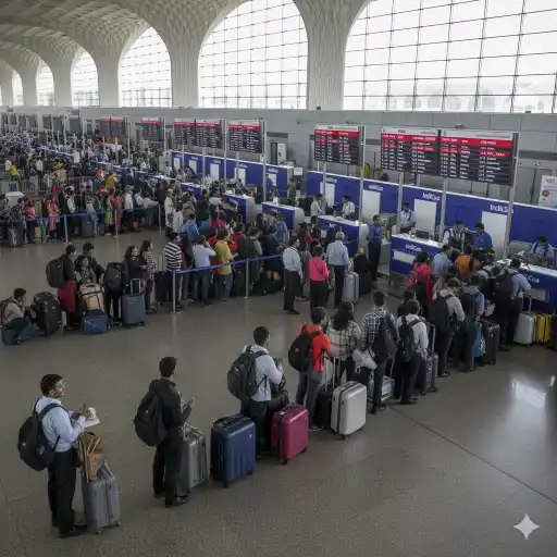 indigo flight cancellations crisis india air travel chaos