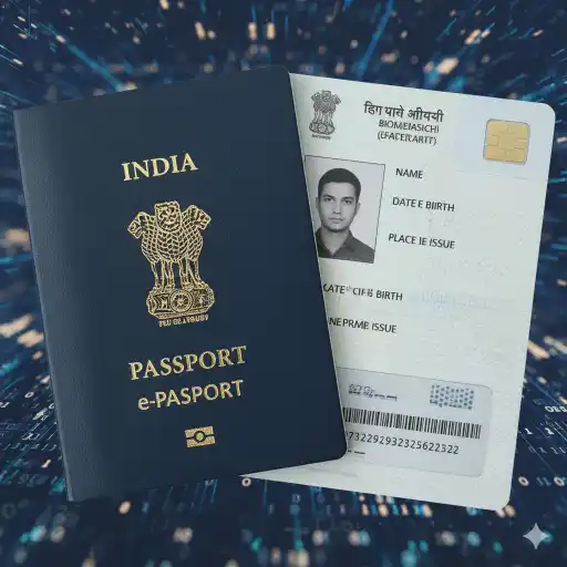 india e-passport rfid chip