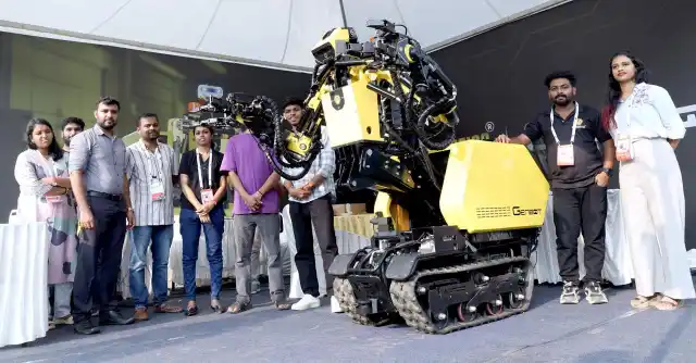 genrobotics semi humanoid robot huddle global 2025