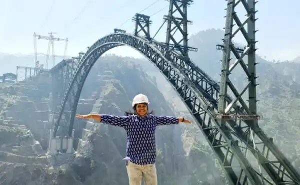 professor madhavi lata chenab bridge inspiration