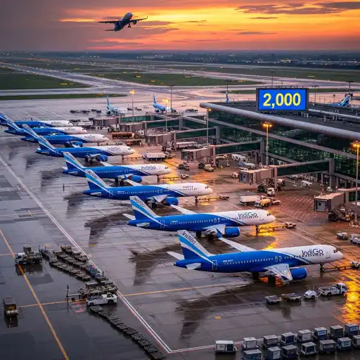 indigo 2000 daily flights capacity update