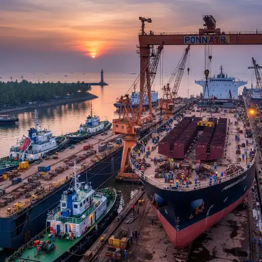 ponnani port shipbuilding yard kerala ppp