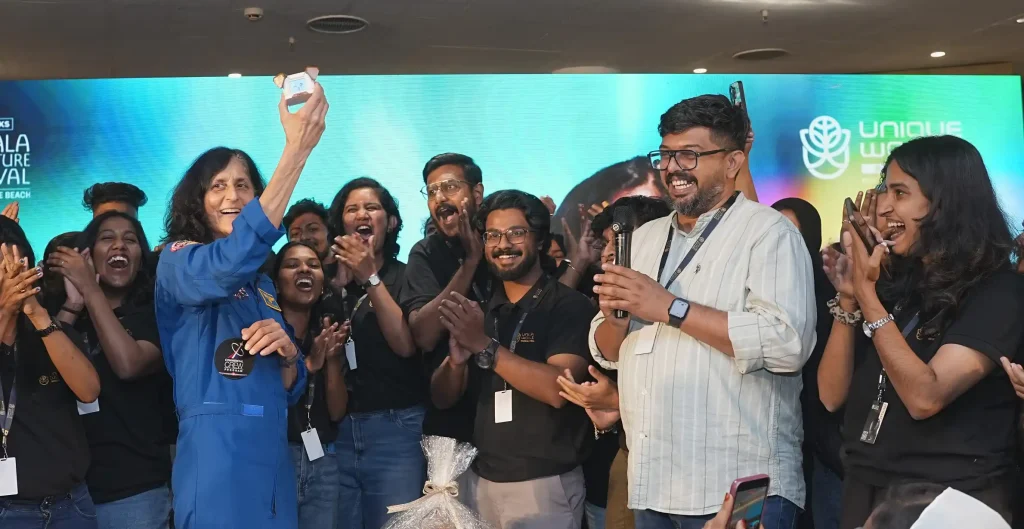 sunita williams stem talks kerala robotics robot puppy