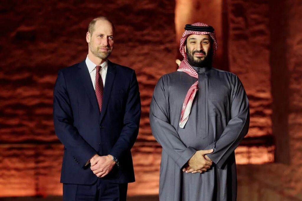 Prince William Saudi Arabia Visit