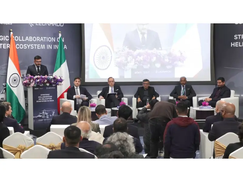 adani leonardo helicopter manufacturing india