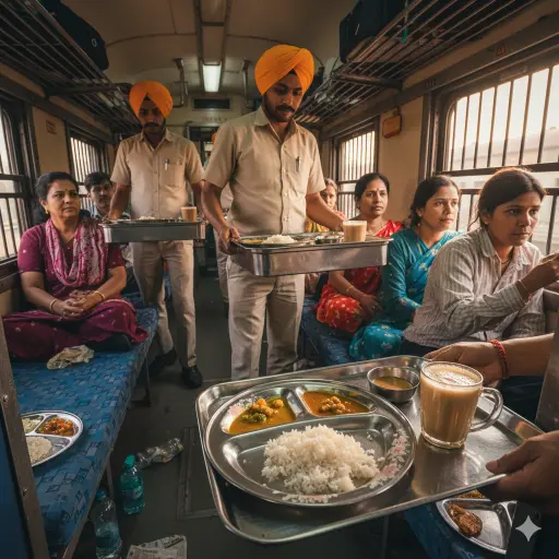 1990s indian railways train food