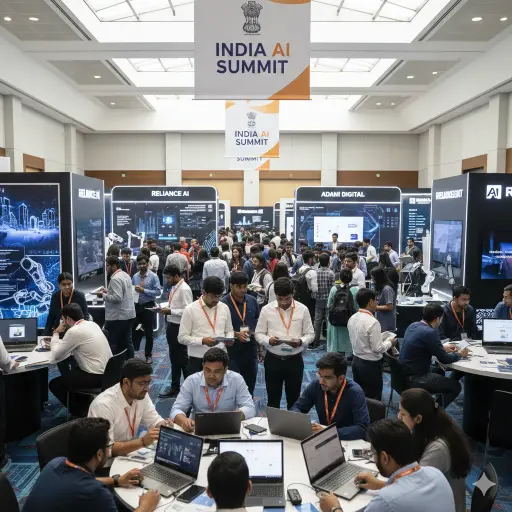 india ai summit talent hiring reliance adani