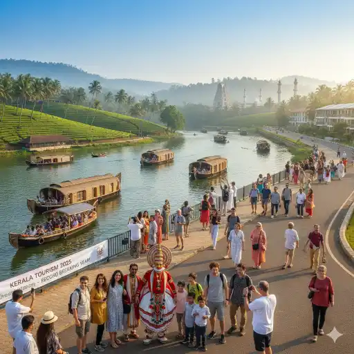 kerala record tourist arrivals 2025