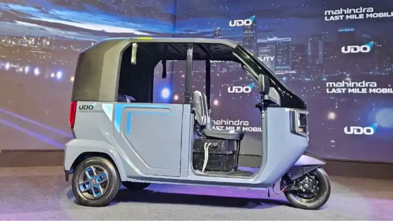 mahindra udo electric three wheeler launch