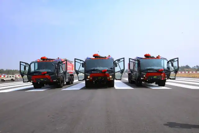 thiruvananthapuram airport arff panther cft