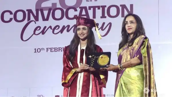sreeleela mbbs graduation dy patil university