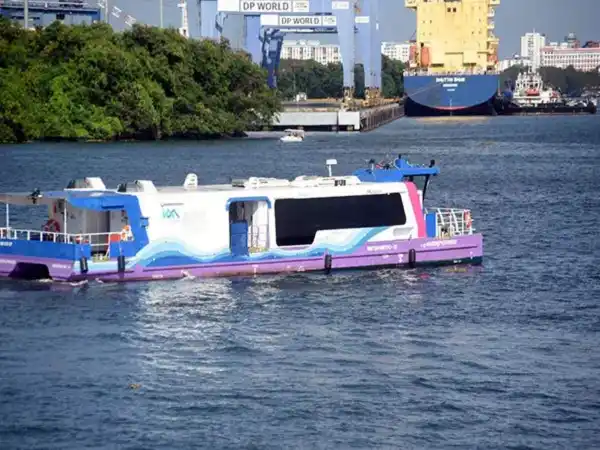 kochi electric hydrogen ferry aluva airport