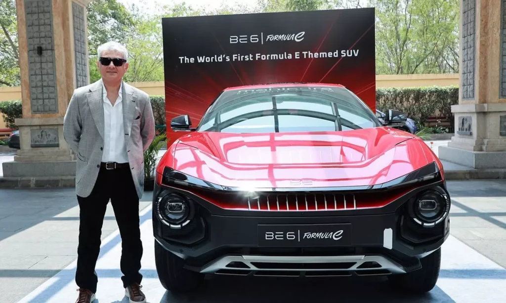 ajith kumar mahindra be.6 electric car