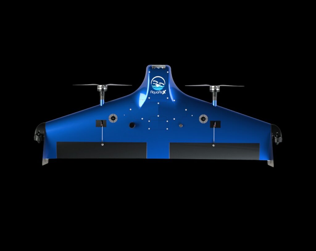 aquaairx amphibious drone india