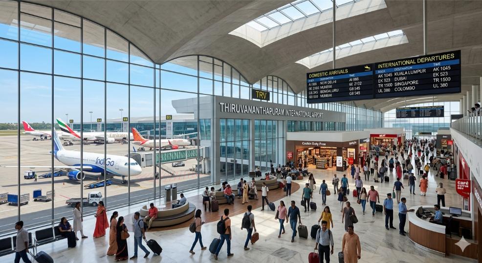 thiruvananthapuram airport summer schedule