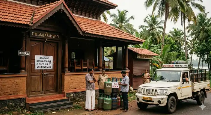 kerala hotel shutdown lpg shortage khra