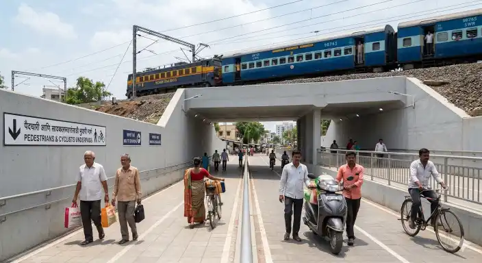 indian railways underpass safety plan