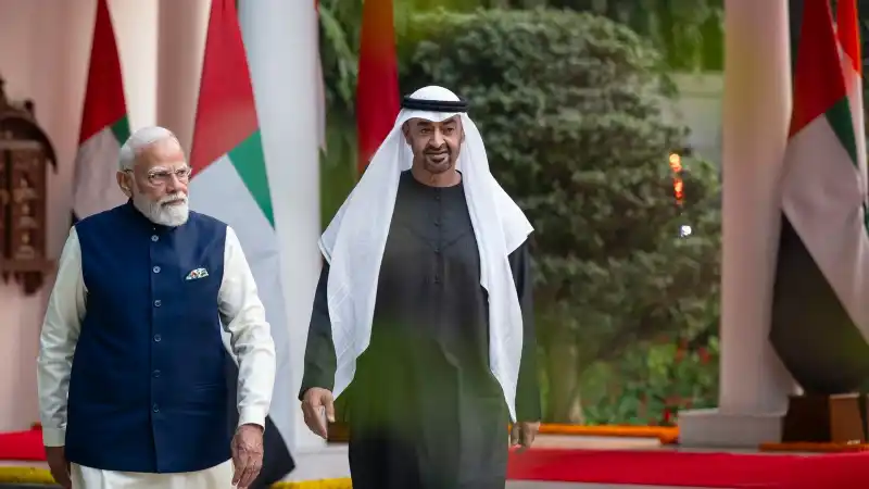 modi uae president hormuz west asia talks