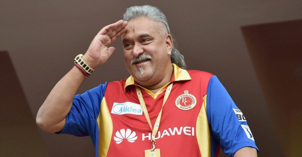 Vijay Mallya Virat Kohli RCB credit