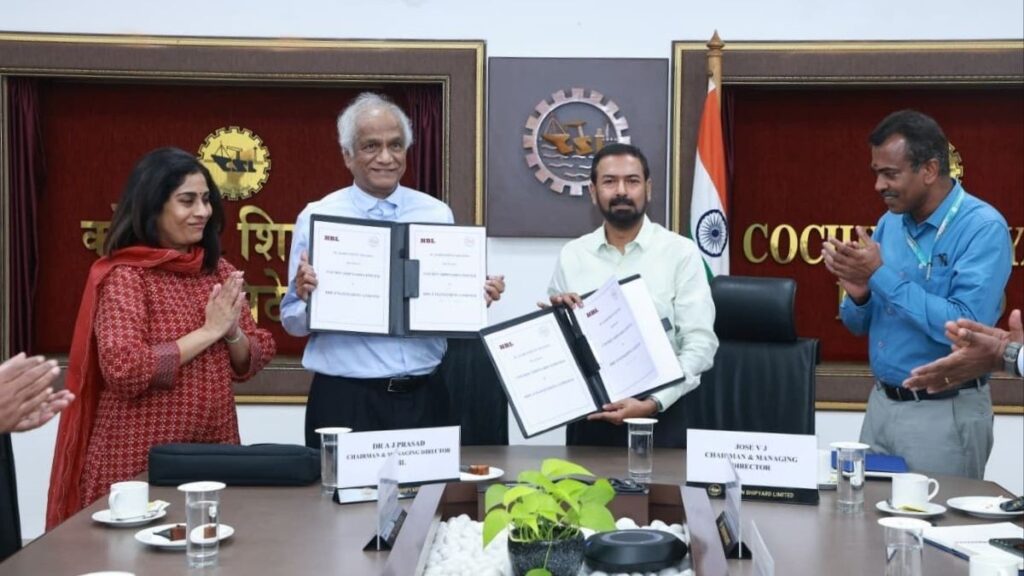 Cochin Shipyard HBL Electric Vessel JV