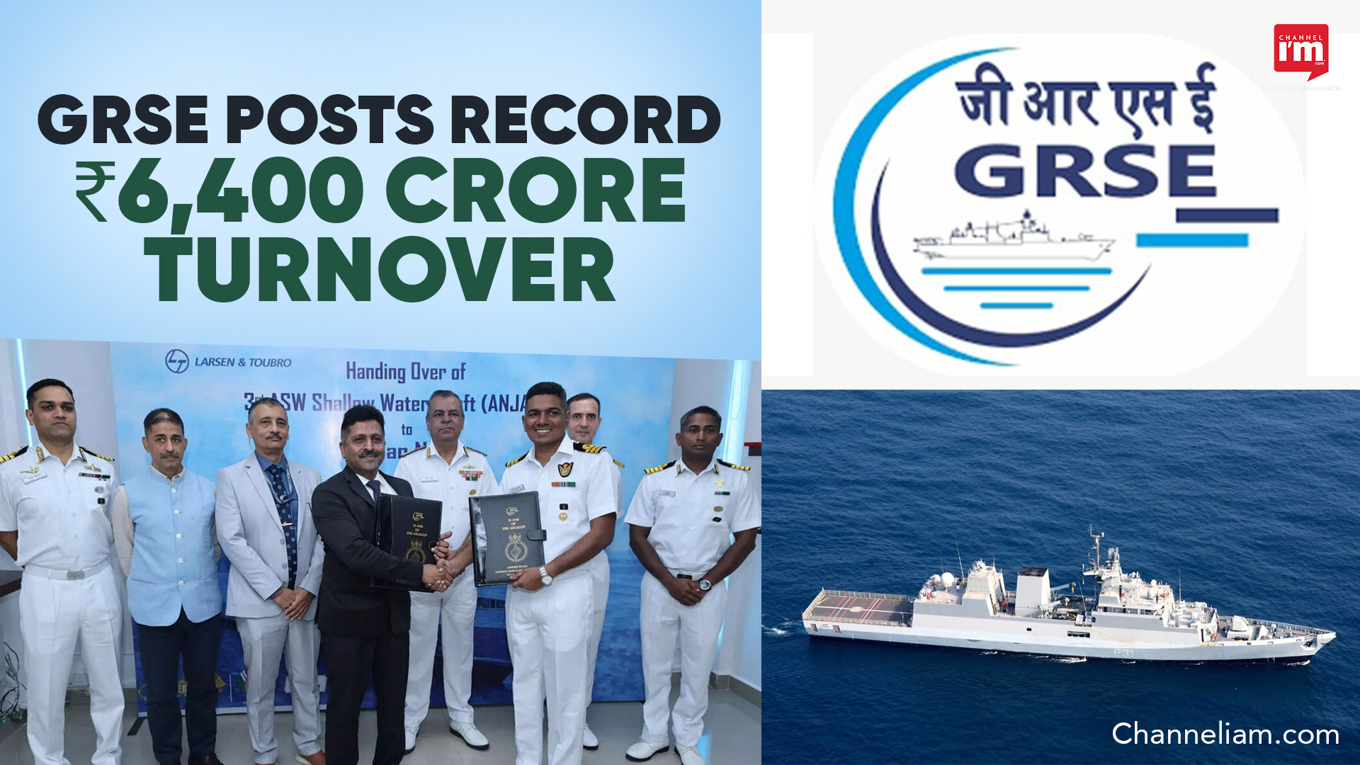 Grse GRSE record annual turnover FY